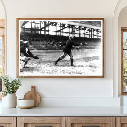 Vintage 1913 Baseball Swing: New Yorks Iconic Moment