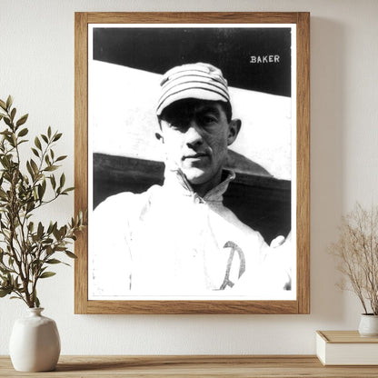1914 Portrait of Philadelphia Athletics Star Baker