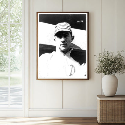 1914 Portrait of Philadelphia Athletics Star Baker