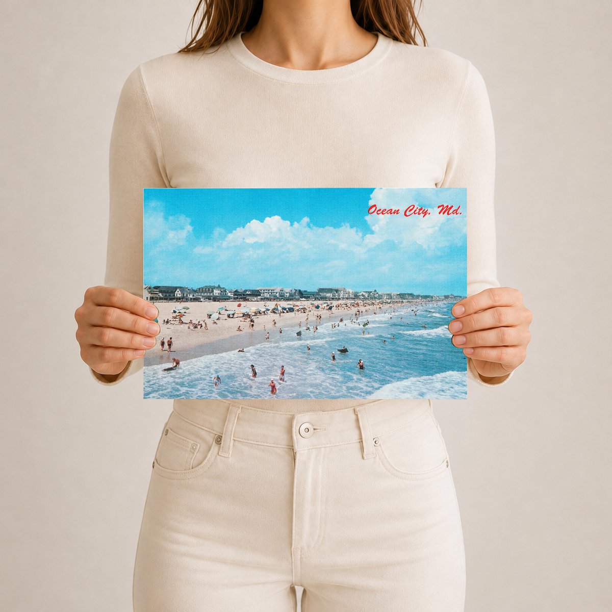 Ocean City, MD — Vintage Maryland Postcard