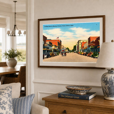 Coeur d'Alene, ID: Looking east on Sherman Avenue