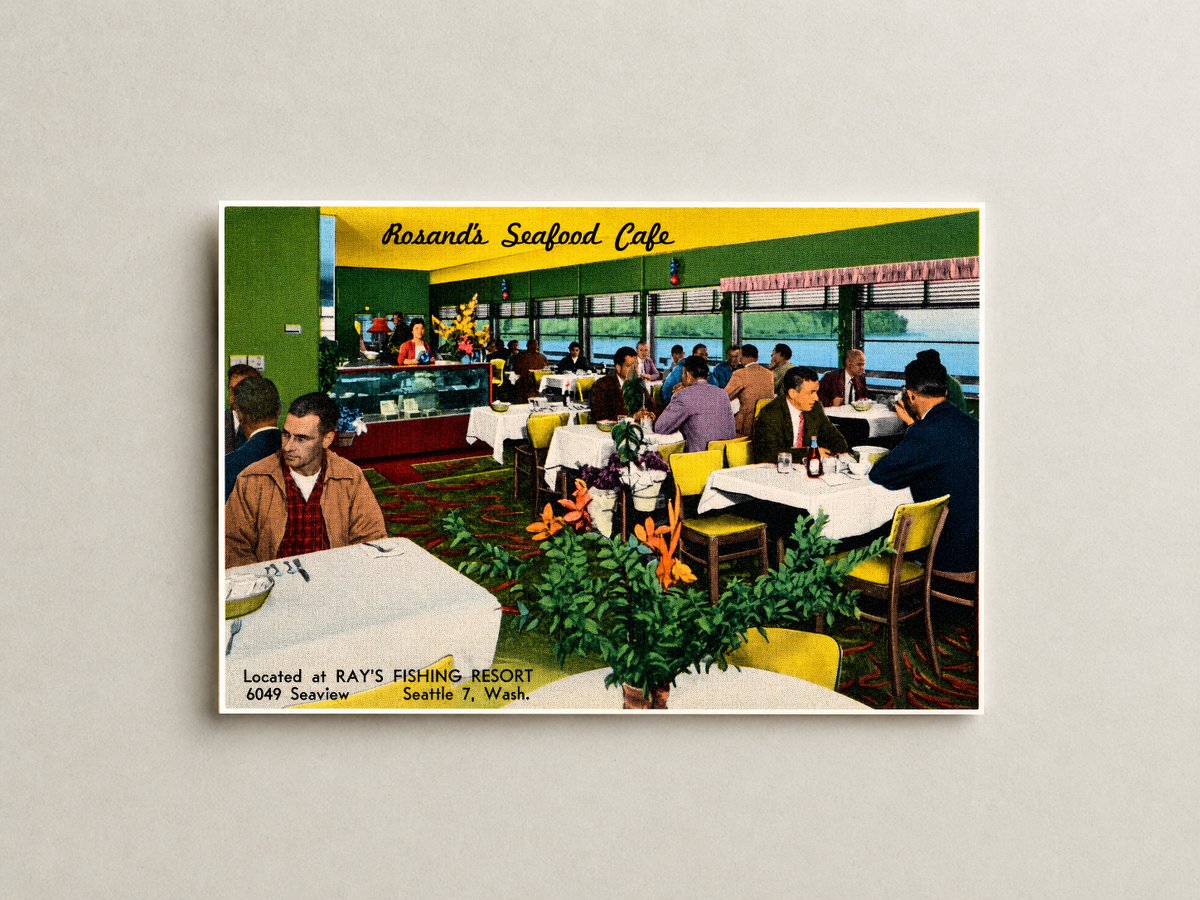 Seattle, WA: Rosand's Seafood Café, located at Ray's Fishing Resort, 6049 Seaview, Seattle 7