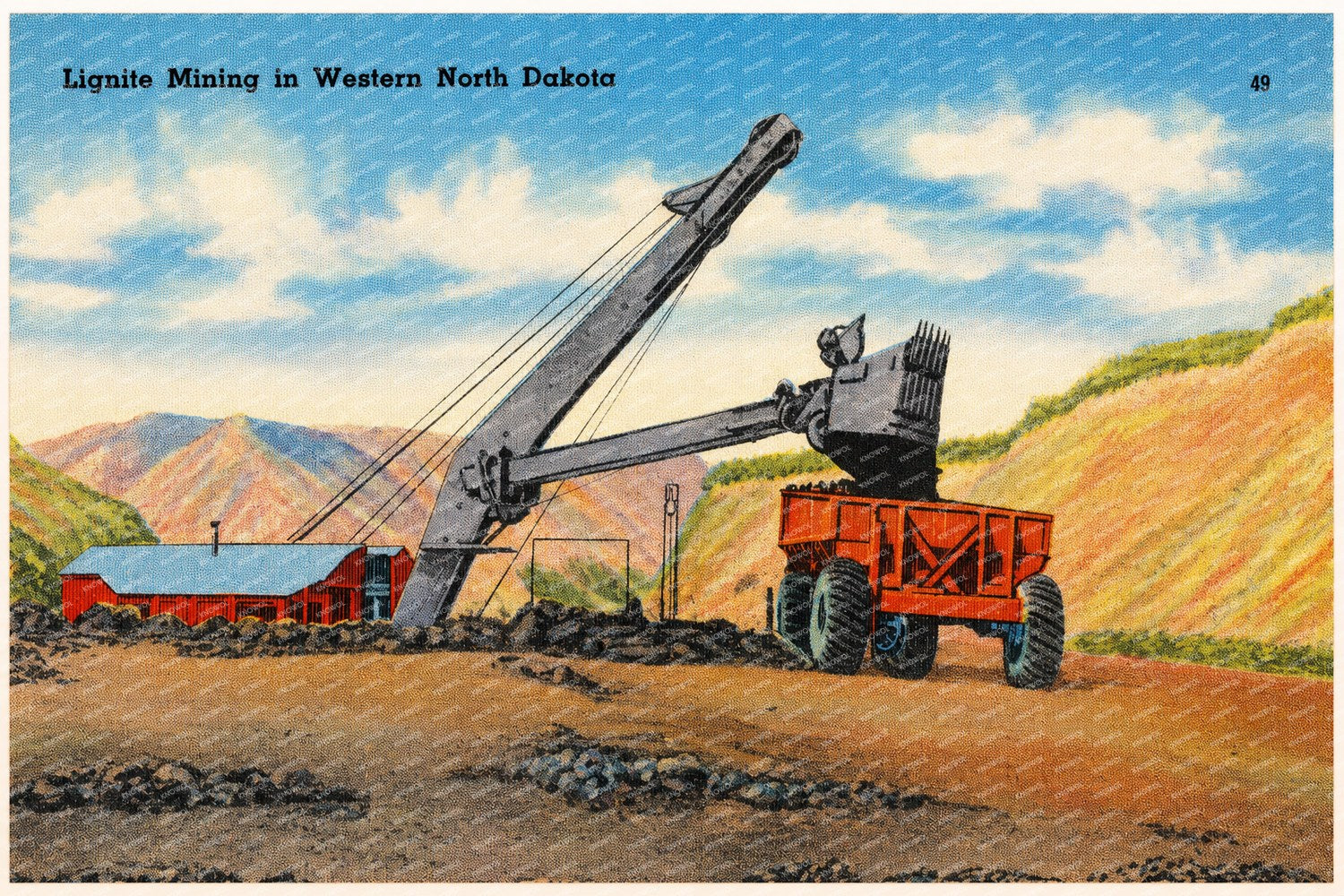 ND: Lignite mining in Western North Dakota