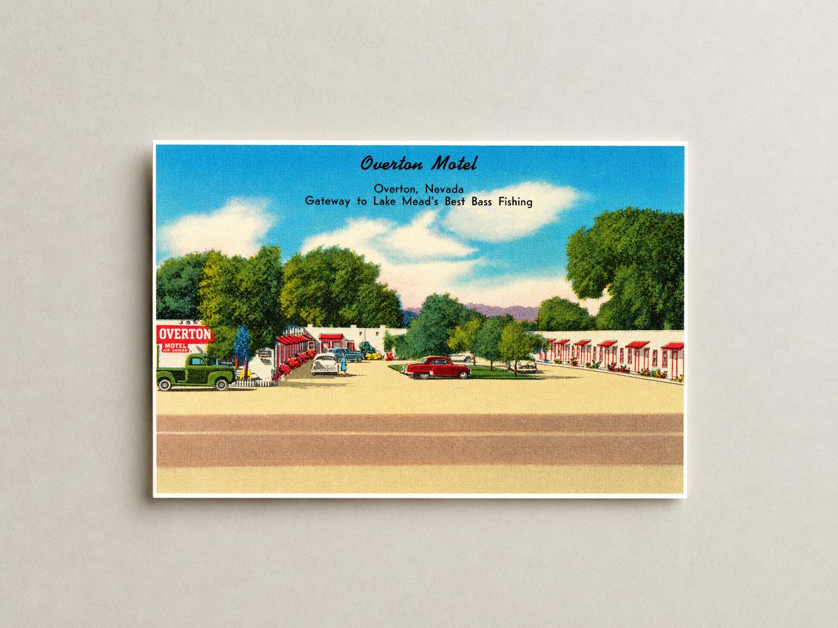 Overton, NV: Overton Motel, Overton, Nevada. Gateway to Lake Mead's best Bass fishing