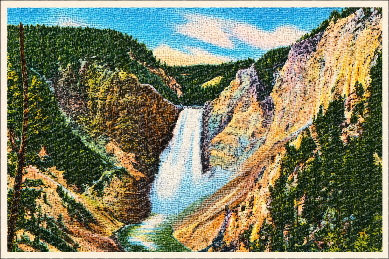 Grand Canyon Of The Yellowstone, WY: The Great Falls, Yellowstone National Park