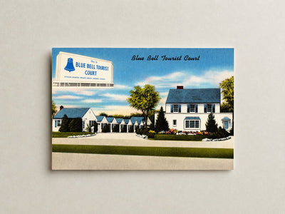 Blue Bell Tourist Court — Vintage Maryland Postcard