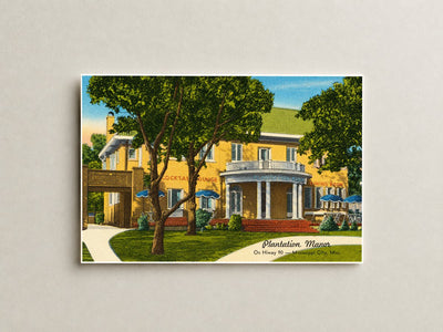 Gulfport, MS: Plantation Manor, on Hiway 90 -- Mississippi City