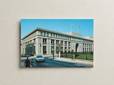 Enoch Pratt Free Library, Baltimore, Maryland — Vintage Maryland Postcard