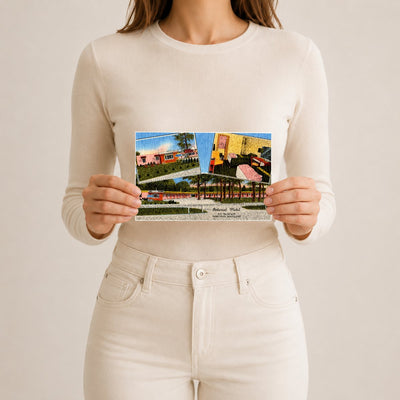 Oakcrest Motel, U.S. Route #40, Perryville, Maryland — Vintage Maryland Postcard