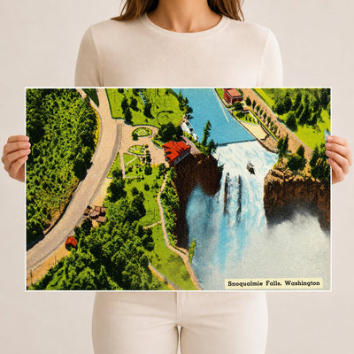 Snoqualmie Falls, WA: Historic View