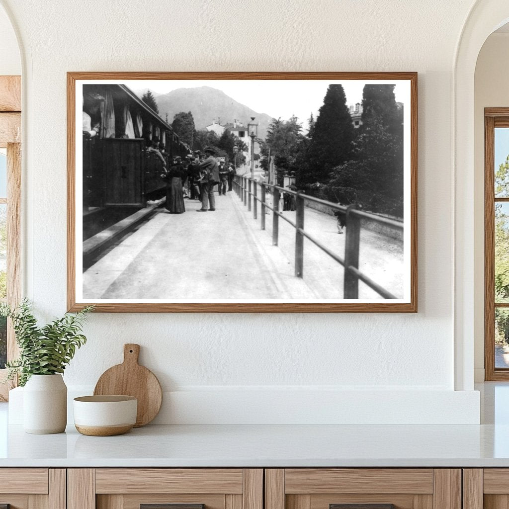 1902 Menaggio Railway Station: Vintage Italian Charm