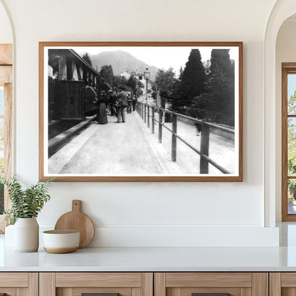 1902 Menaggio Railway Station: Vintage Italian Charm