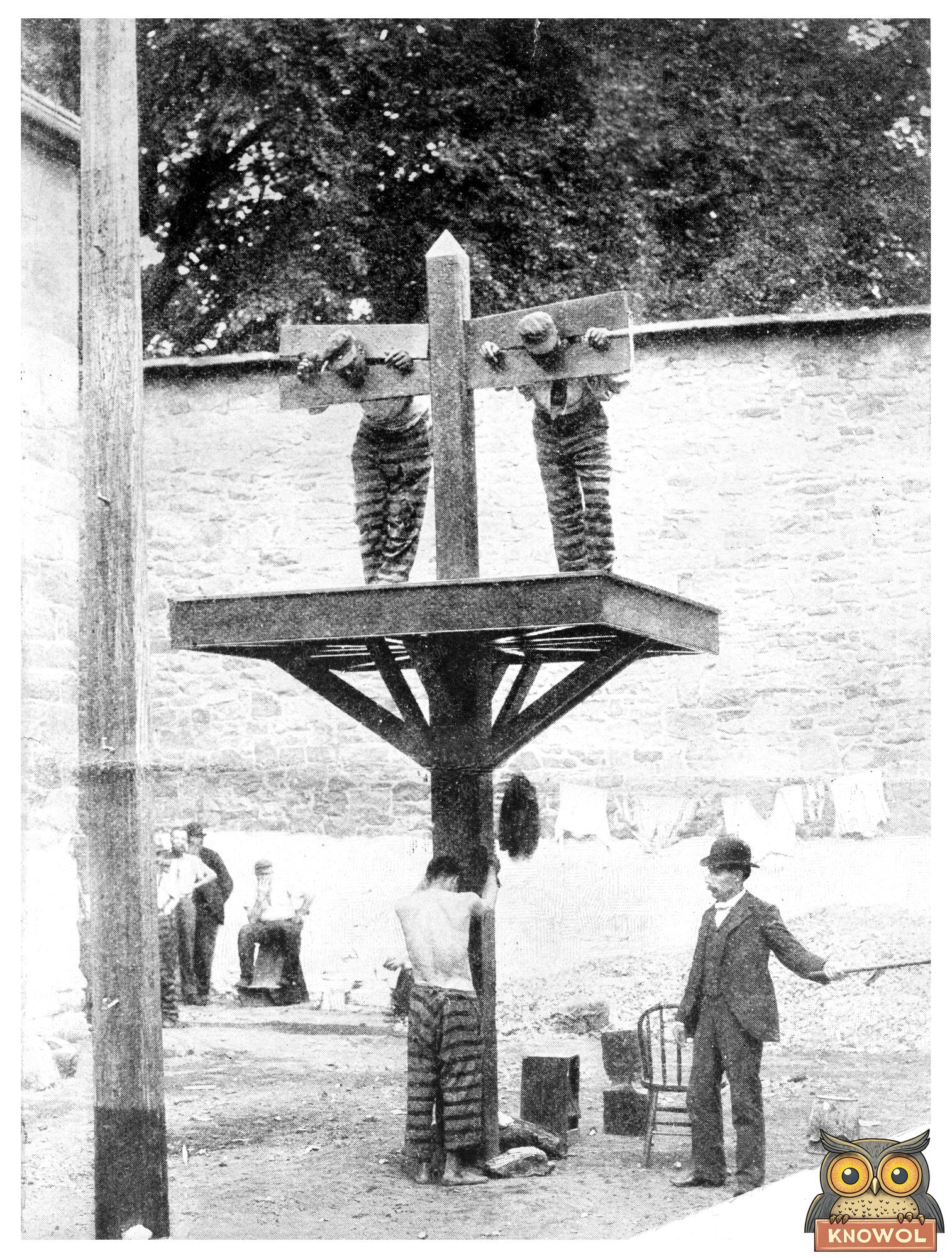 Public Punishment: Delaware Courthouse Scene, c. 1900