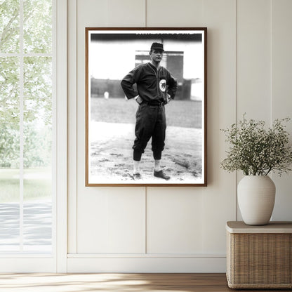 Vintage 1914 Buffalo Baseball Manager in Uniform