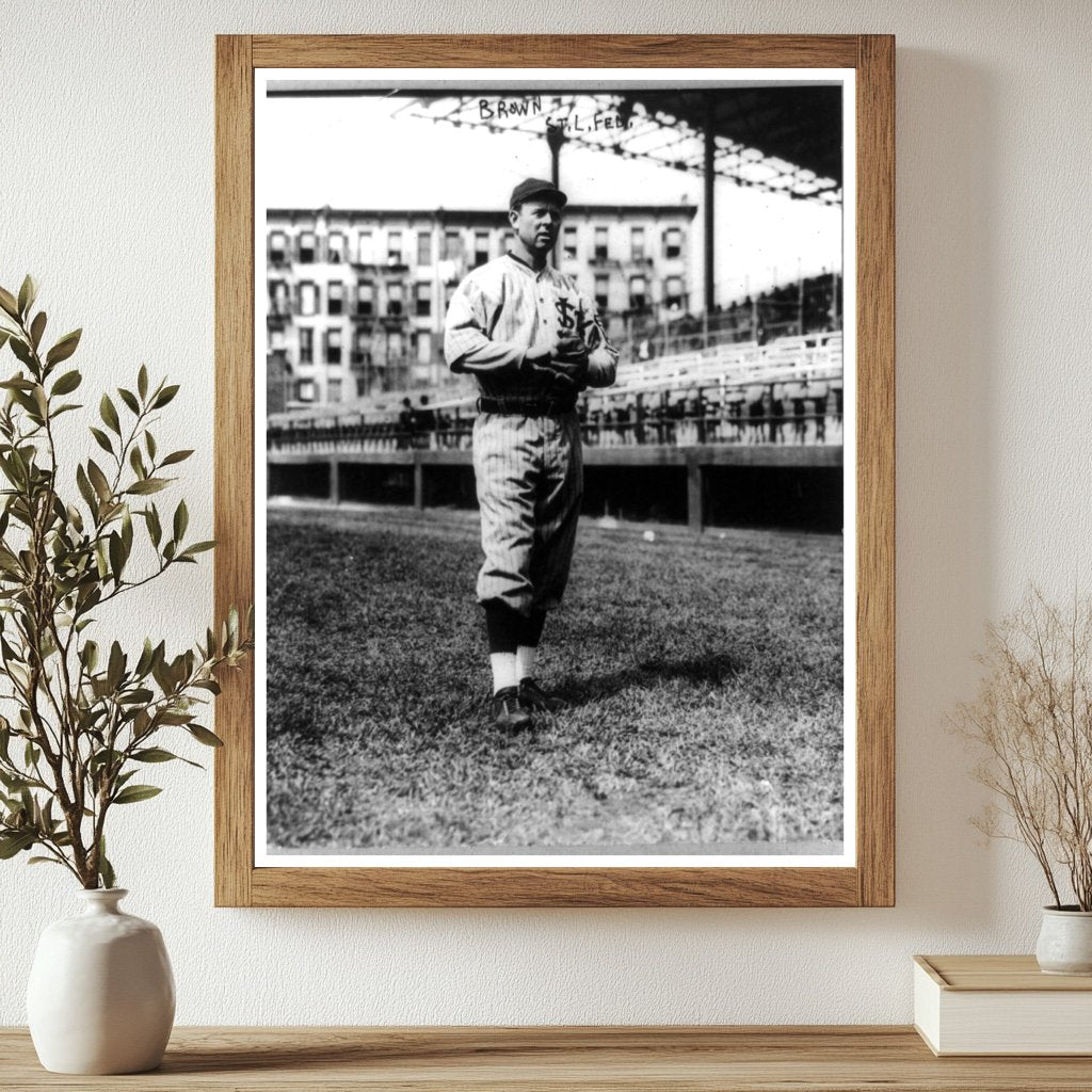 1914 St. Louis Federals Baseball Star Portrait