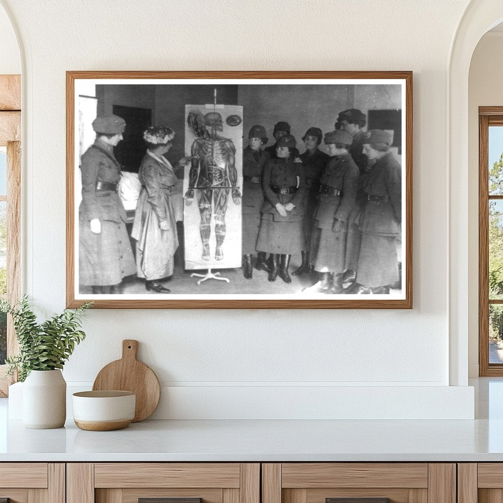 Empowered Women of 1918: Anatomy Class at Y.W.C.A.