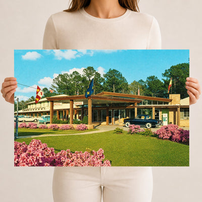 Mobile, AL: Spanish Fort Motel is located on a spacious, beautifully landscaped grounds, 8 miles E. of Mobile
