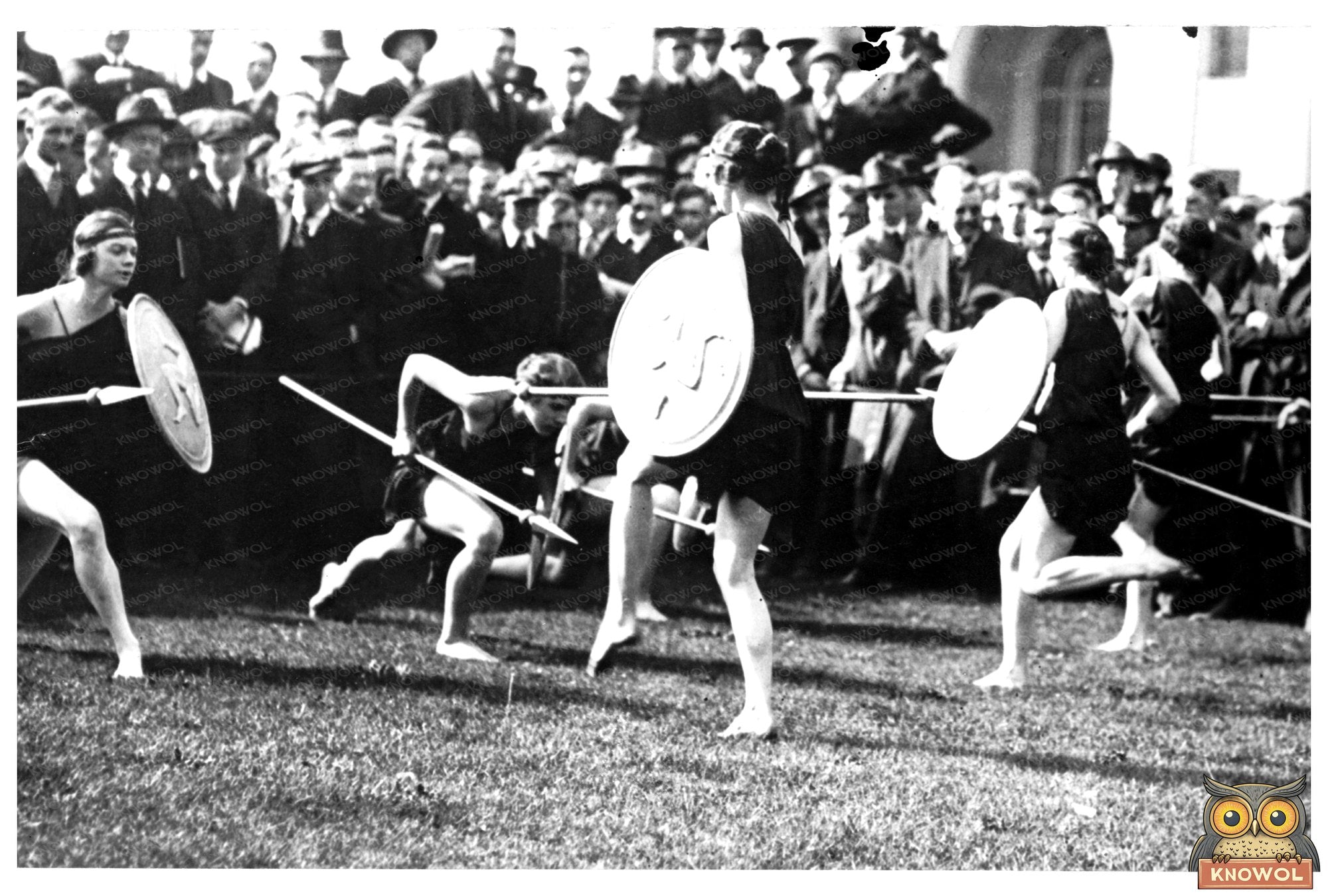 Grecian Dancers in Pyrrhic Performance, 1920 Pittsburgh