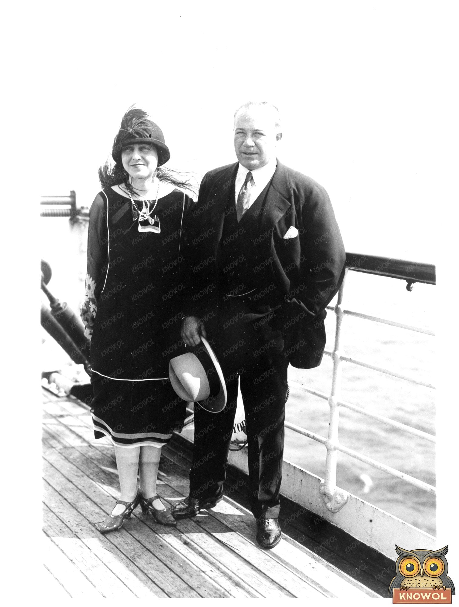 1925 Portrait of Prominent Merchant and His Wife
