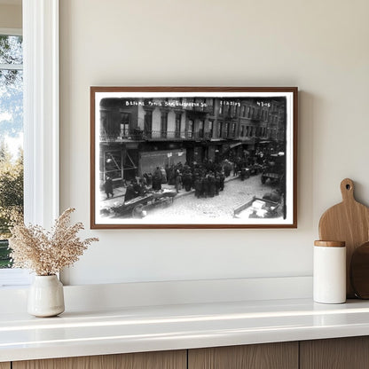 1908 New York Urban Life: Elizabeth St. Scene