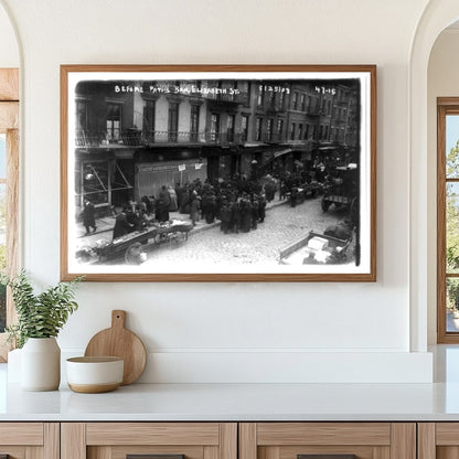 1908 New York Urban Life: Elizabeth St. Scene