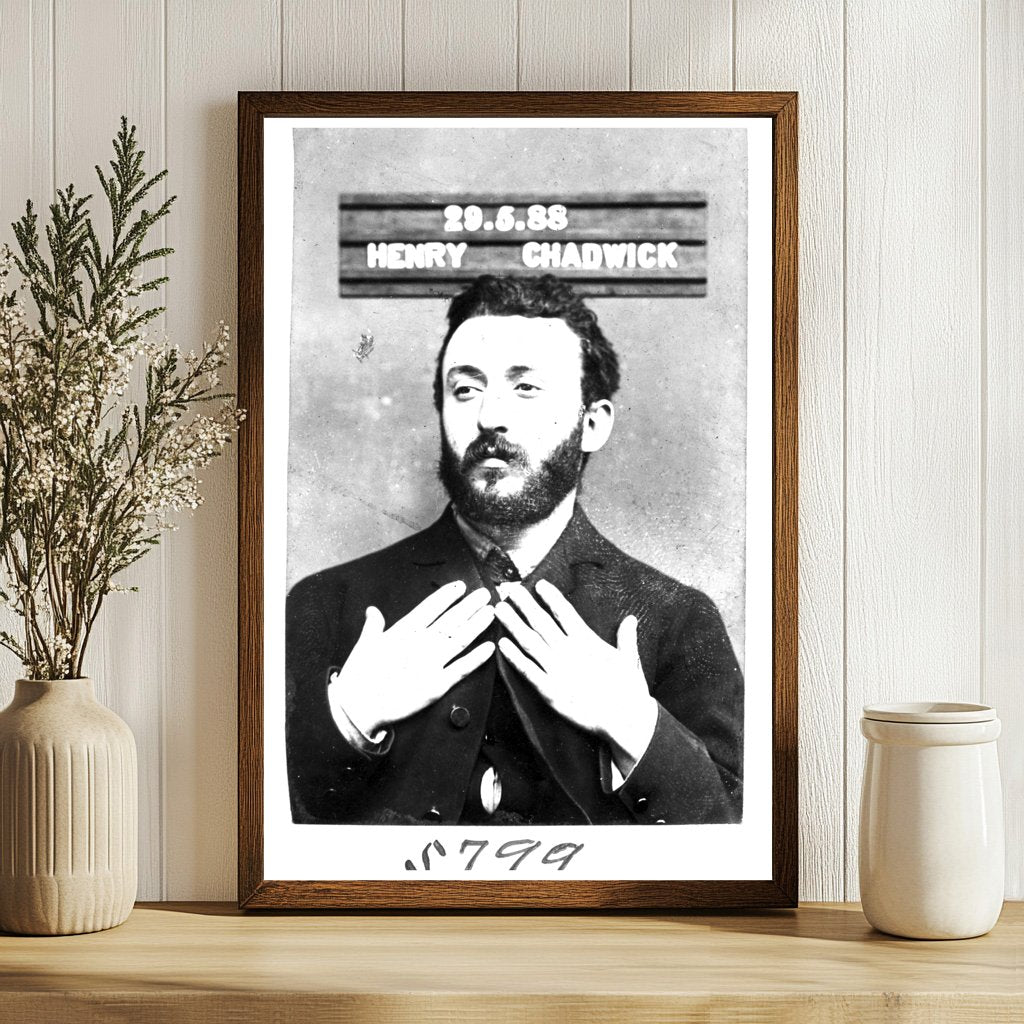 1888 Half-Length Portrait of a Victorian Gentleman