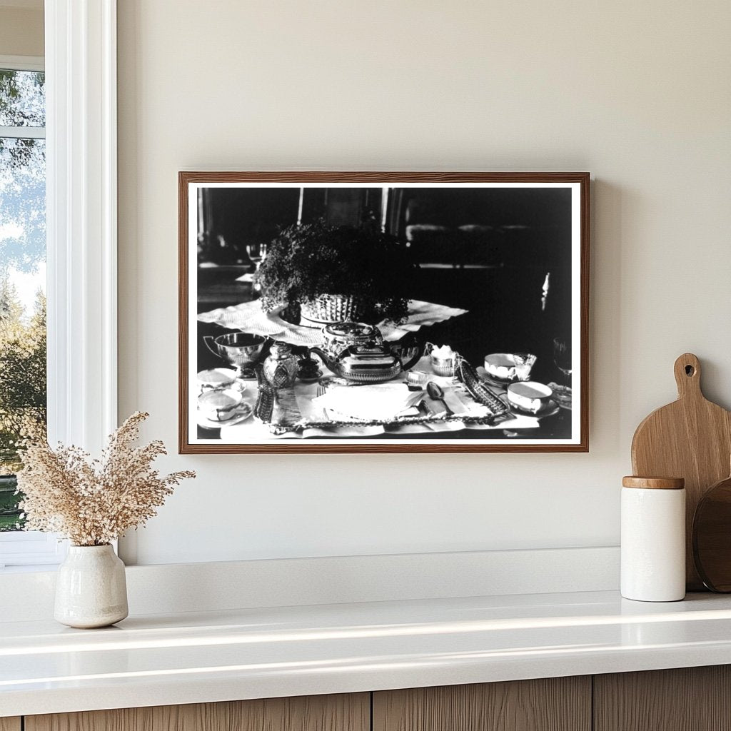 1903 Presidential Breakfast: A Glimpse of History