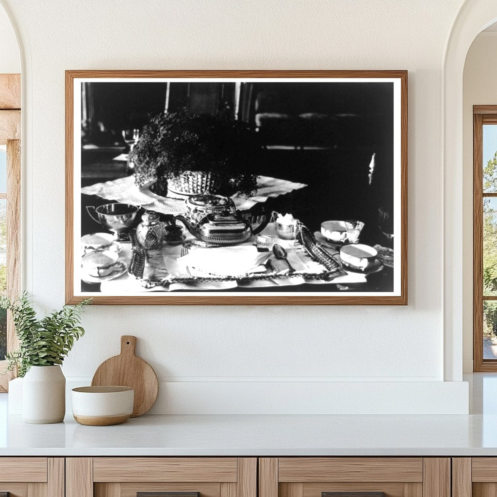 1903 Presidential Breakfast: A Glimpse of History