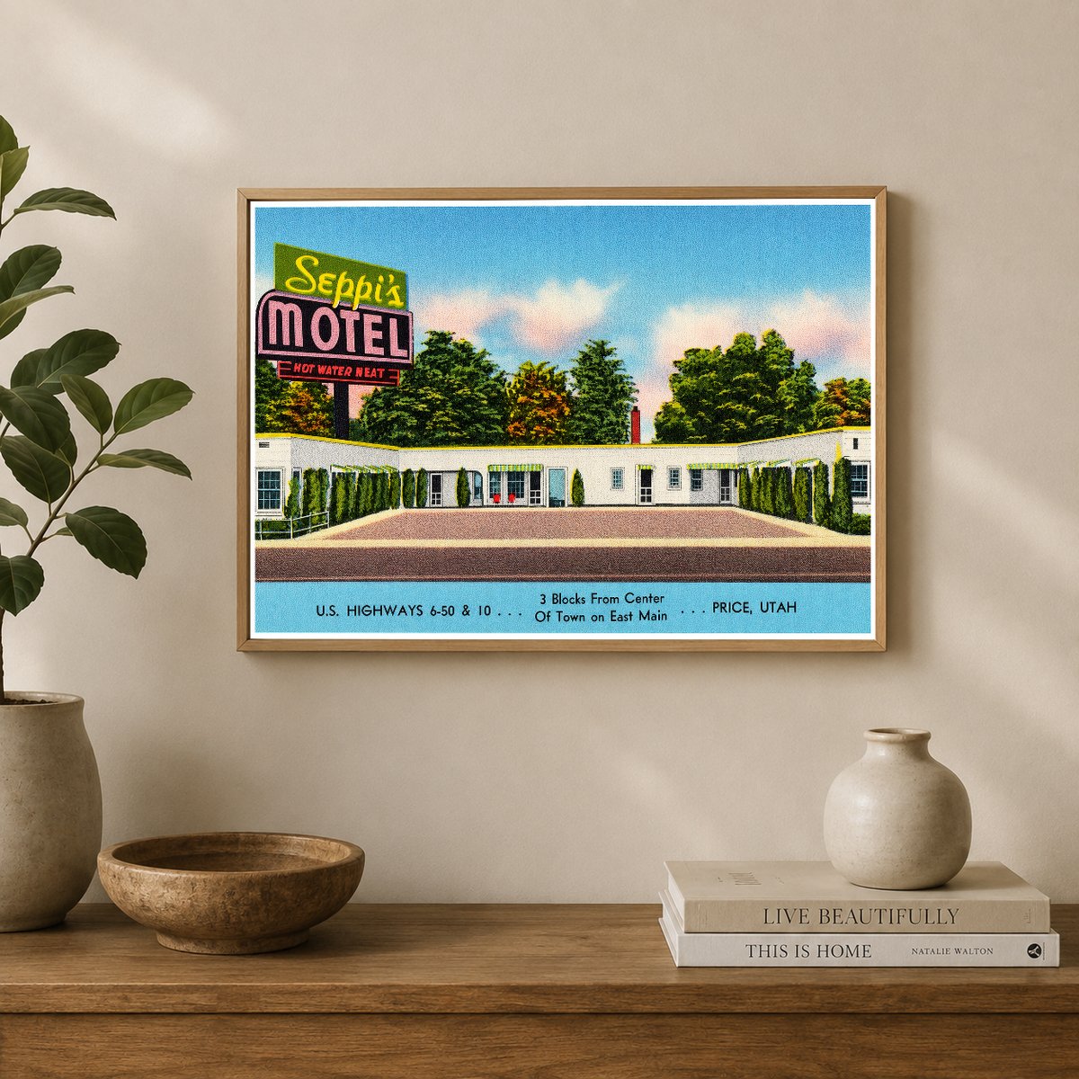 Price, UT: Seppi's Motel, U.S. highways 6 - 50 & 10... 3 blocks from center of town on East main... Price