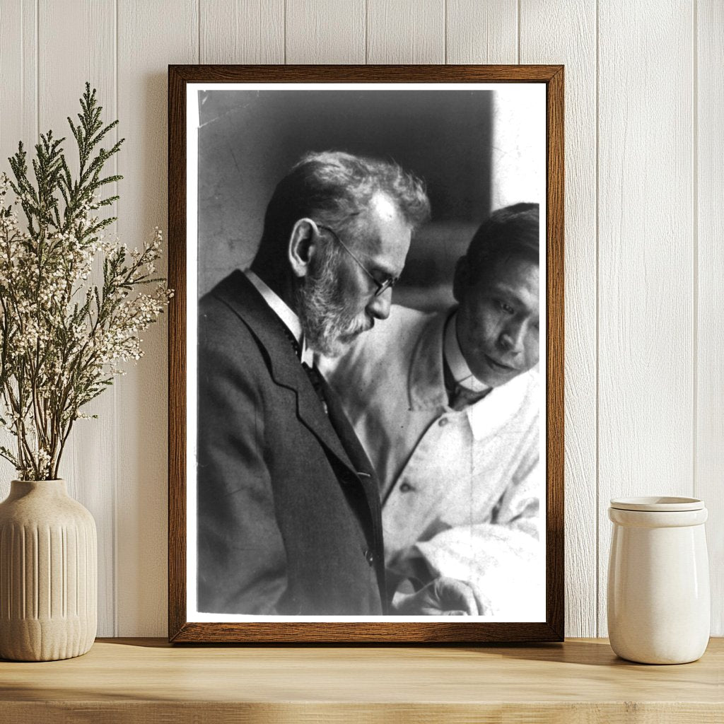 Historic Portrait of a Pioneer in Immunology