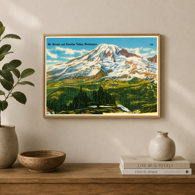 Paradise Valley, WA: Mt. Rainier and Paradise Valley