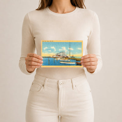 Ship Cafe, Ocean City, MD — Vintage Maryland Postcard
