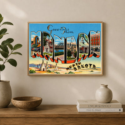 Mandan, ND: Greetings from Mandan