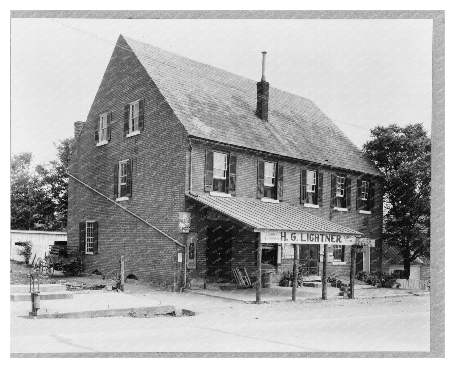 Falmouth, VA Commercial Scene 1920-1950 Vintage Photo
