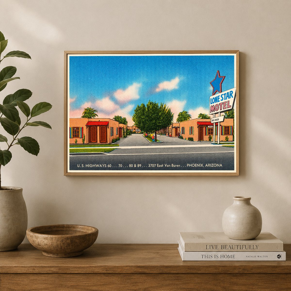 Phoenix, AZ: Lone Star Motel, U.S. highways 60, 70, 80 & 89, 3707 East Van Buren