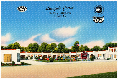 Elk City, OK: Bungalo Court, Elk City, Oklahoma, Hiway 66