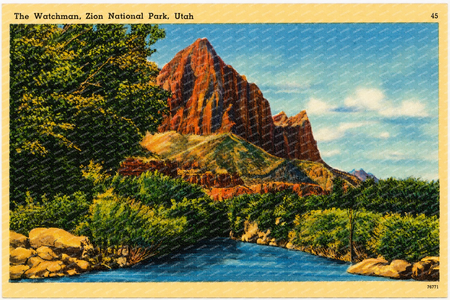 Watchman, The, UT: The Watchman, Zion National Park