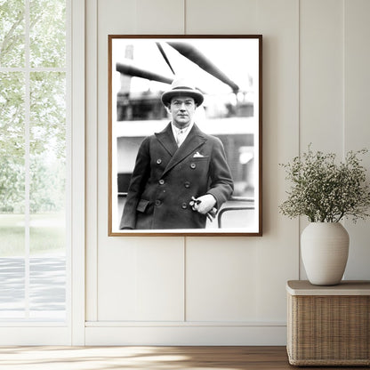 1931 Playwright Portrait: Philip Barry in Profile