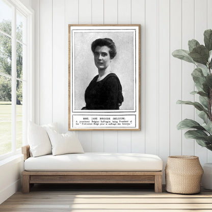 Elegant Portrait of a Bold Belgian Suffragist