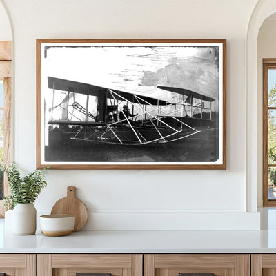 Historic 1909 Biplane Flight Launch at Fort Myer