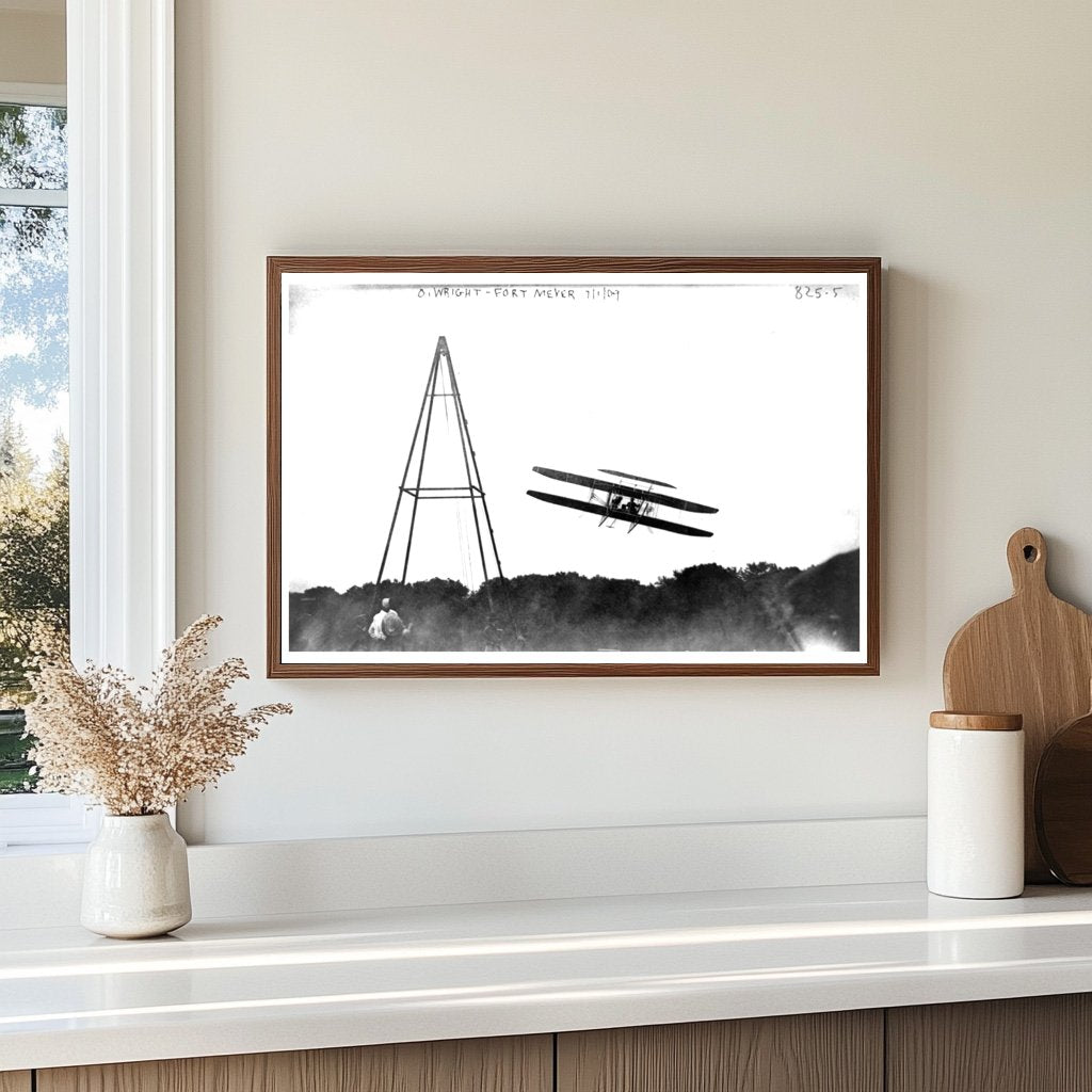 Historic Flight: Orville Wright Soars at Fort Myer
