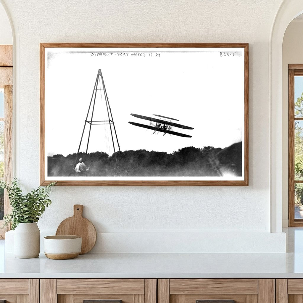 Historic Flight: Orville Wright Soars at Fort Myer