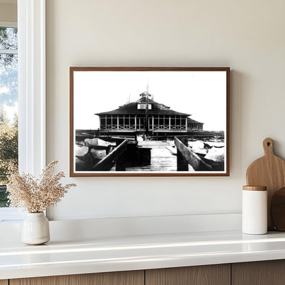 Historic Quarantine Station in 1917 Galveston, TX
