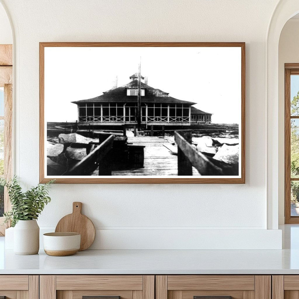 Historic Quarantine Station in 1917 Galveston, TX