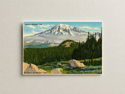 Mount Rainier National Park, WA: Rainier National Park, Mt. Rainier and Paradise Valley