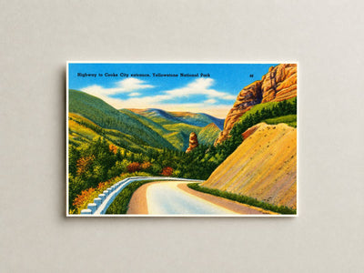 Yellowstone National Park, WY: Highway to Cooke City entrance