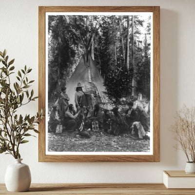 Cozy Flathead Indian Family Christmas in Glacier Park