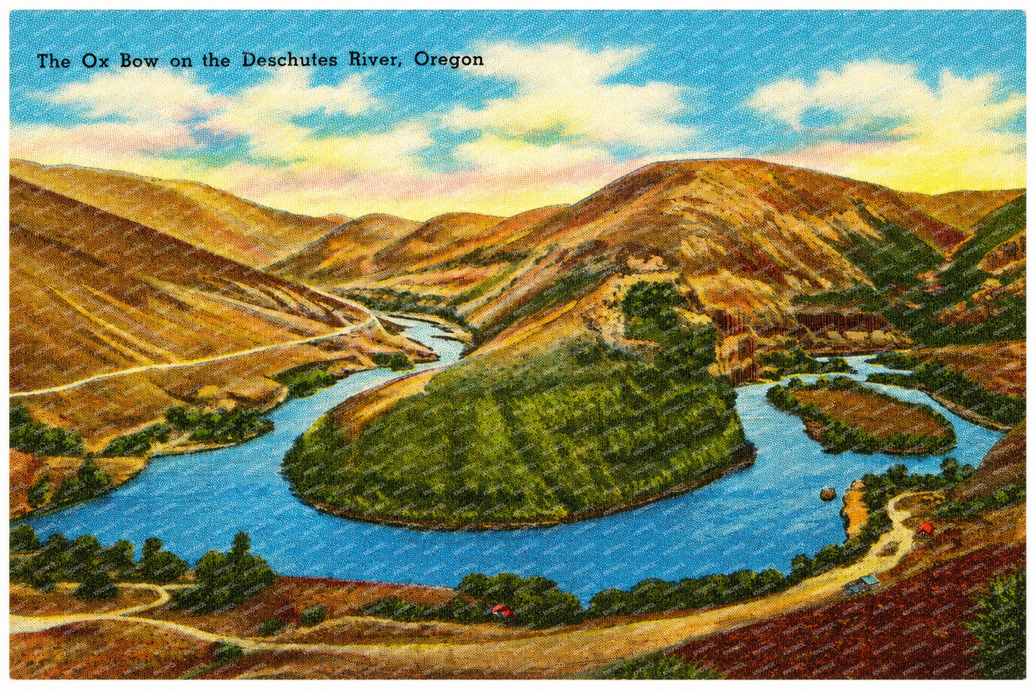 Deschutes, OR: The Ox Bow on the Deschutes River
