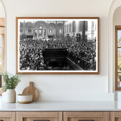 Sunday Serenity: 1917 Bustle at Penn Station NYC