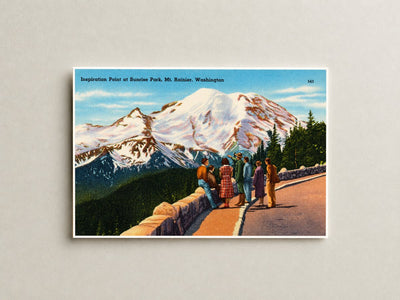 Rainier, Mount, WA: Inspiration Point at Sunrise Park, Mt. Rainier